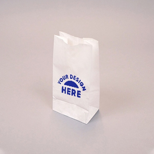 Custom-Printed White Kraft 4-lb Bag